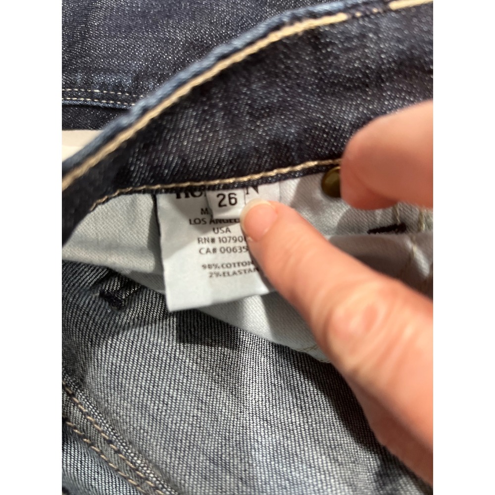 Hudson Jeans Dark Wash Denim Straight Leg Women's Jeans Size 26 - Picture 4 of 7